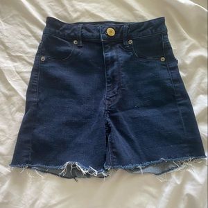 american eagle denim shorts